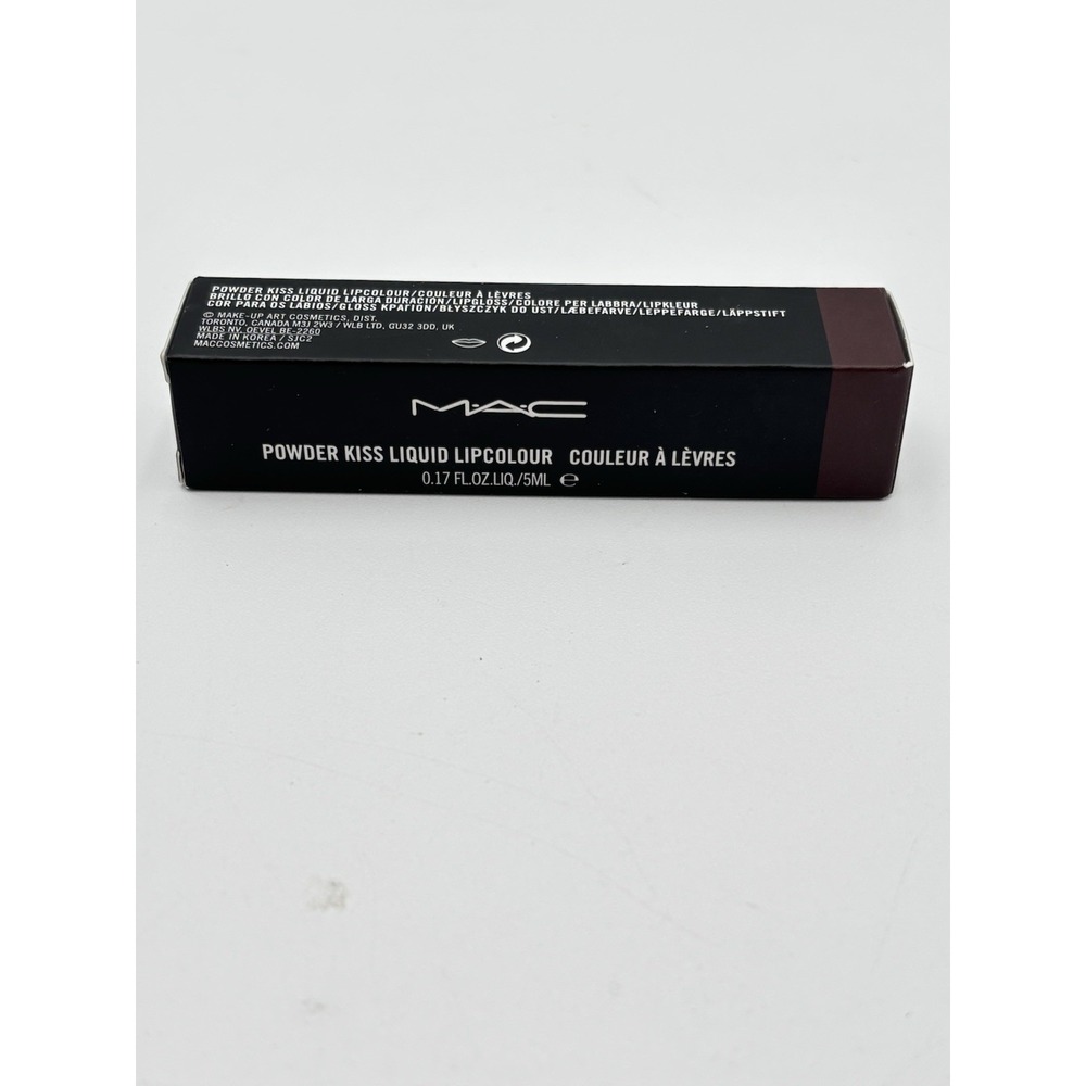 MAC Powder Kiss Liquid Lipcolour 994 Make Love To The Camera 5ml NIB - Picture 4 of 5